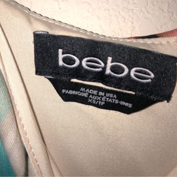 BEBE SEXY MULTICOLOR TOP - Picture 7 of 7